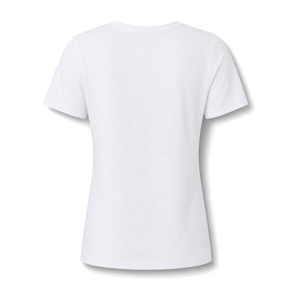 Eucalyptus & Wildflowers | Women's Relaxed Heather CVC V-Neck Tee | Magnetica