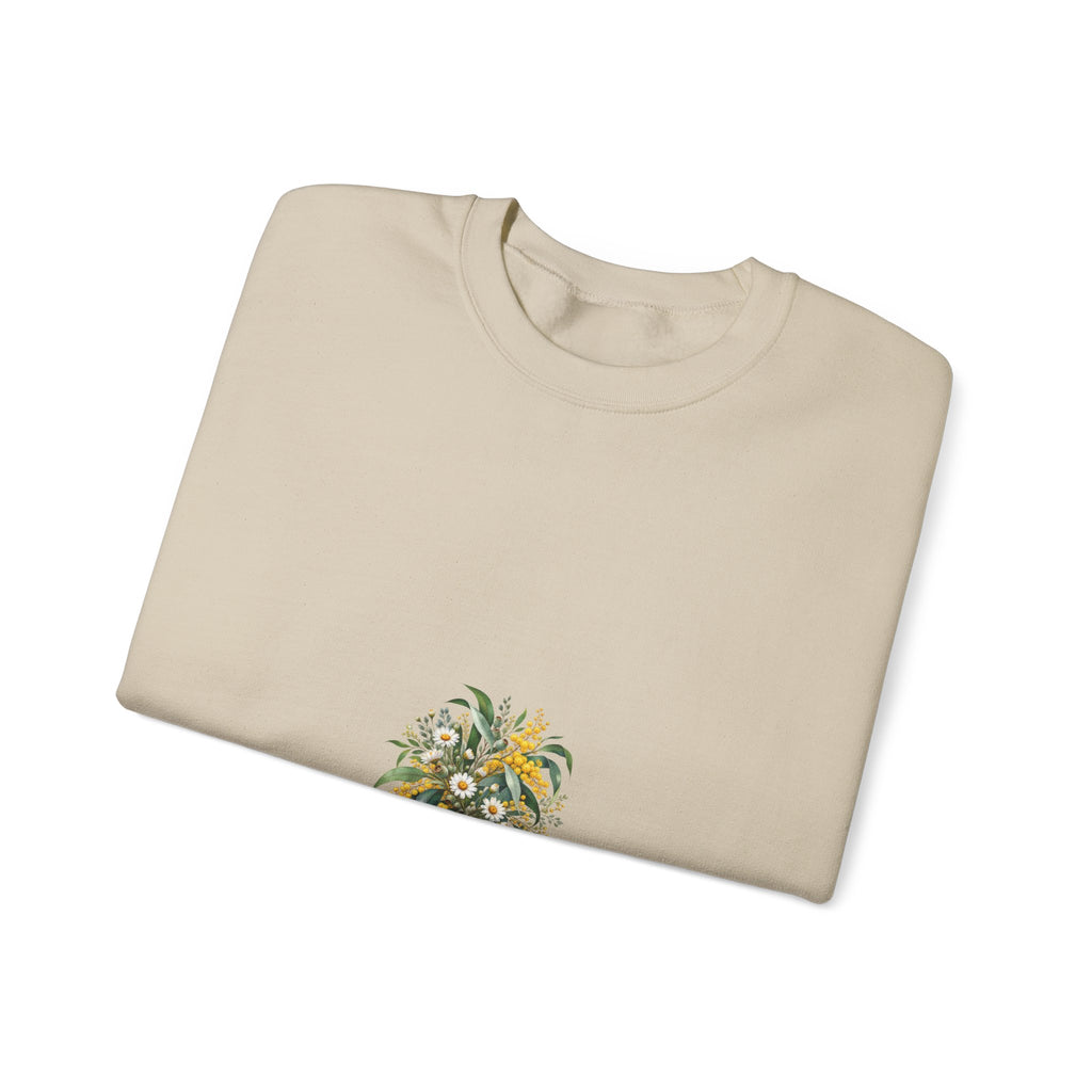 Eucalyptus & Wildflowers | Unisex Crewneck Sweatshirt | Magnetica
