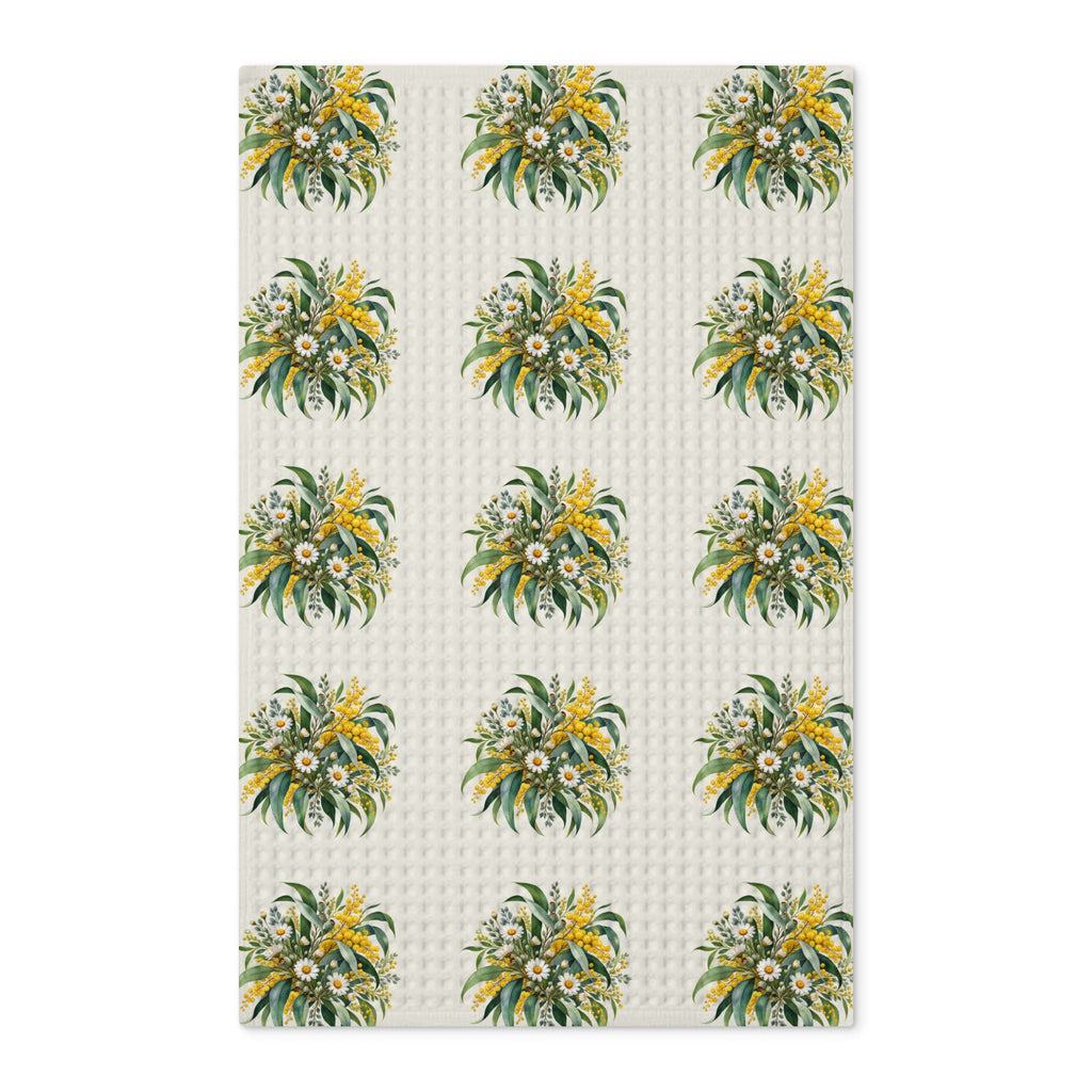Eucalyptus & Wildflowers | Waffle Double-Sided Tea Towel | Magnetica