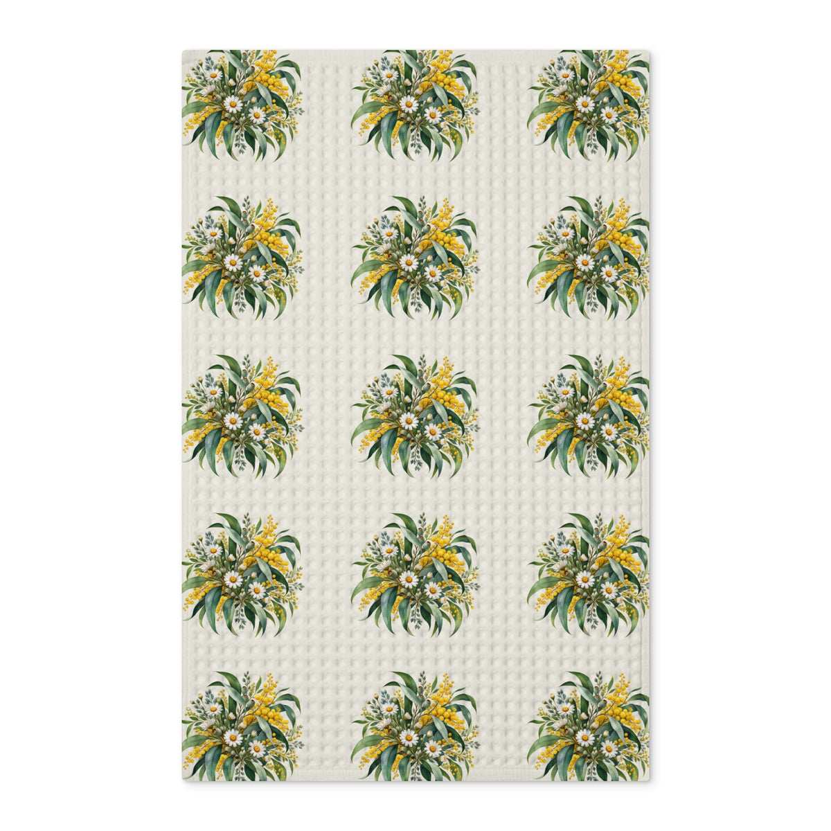 Eucalyptus & Wildflowers | Waffle Double-Sided Tea Towel | Magnetica