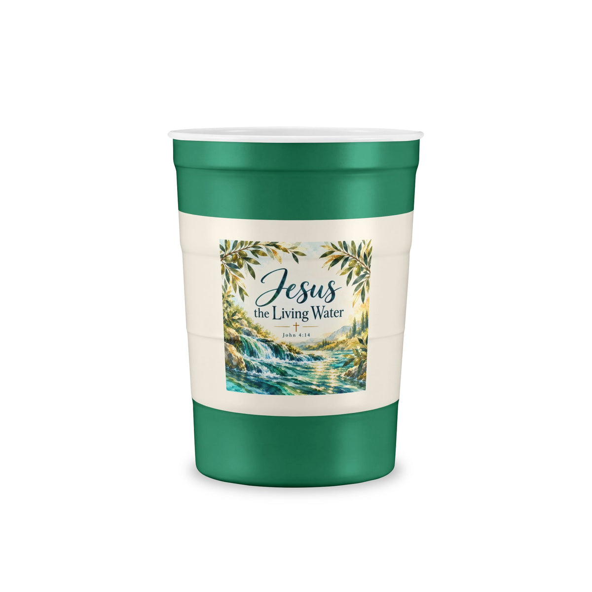 Jesus the Living Water | Recyclable Steel Cup | Magnetica