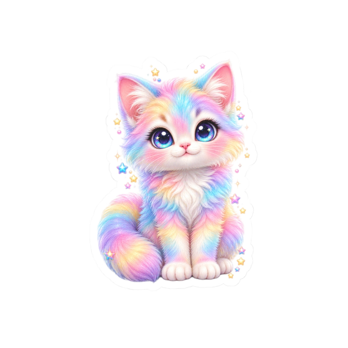 Magnetica Kids – Rainbow Kitten Stickers
