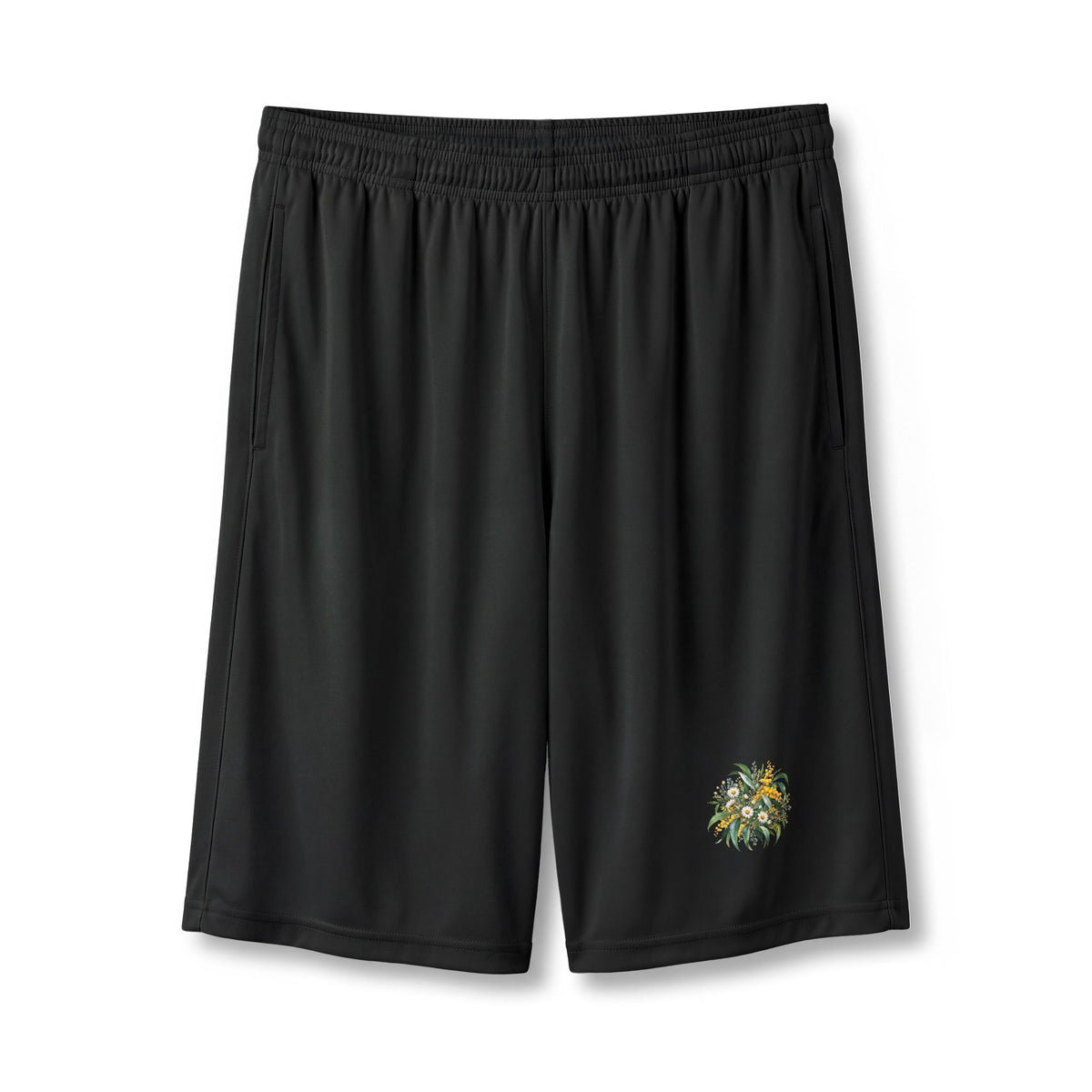 Eucalyptus & Wildflowers | Unisex B-Core Pocketed 7" Shorts | Magnetica