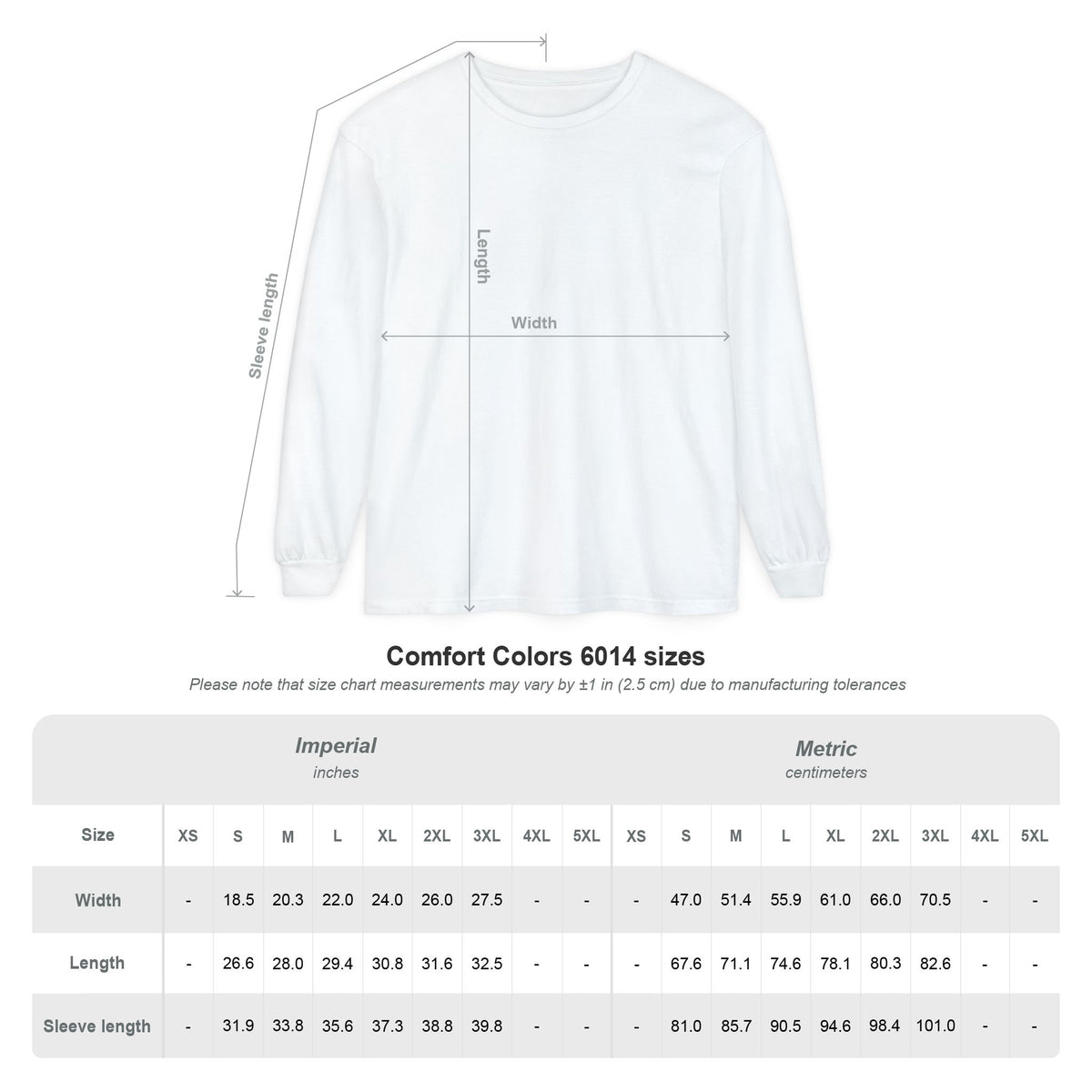 Eucalyptus & Wildflowers | Unisex Garment-dyed Long Sleeve T-Shirt | Magnetica