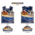 Magnetica Kids – Santa’s Starlight Sleigh All-Over T-Shirt