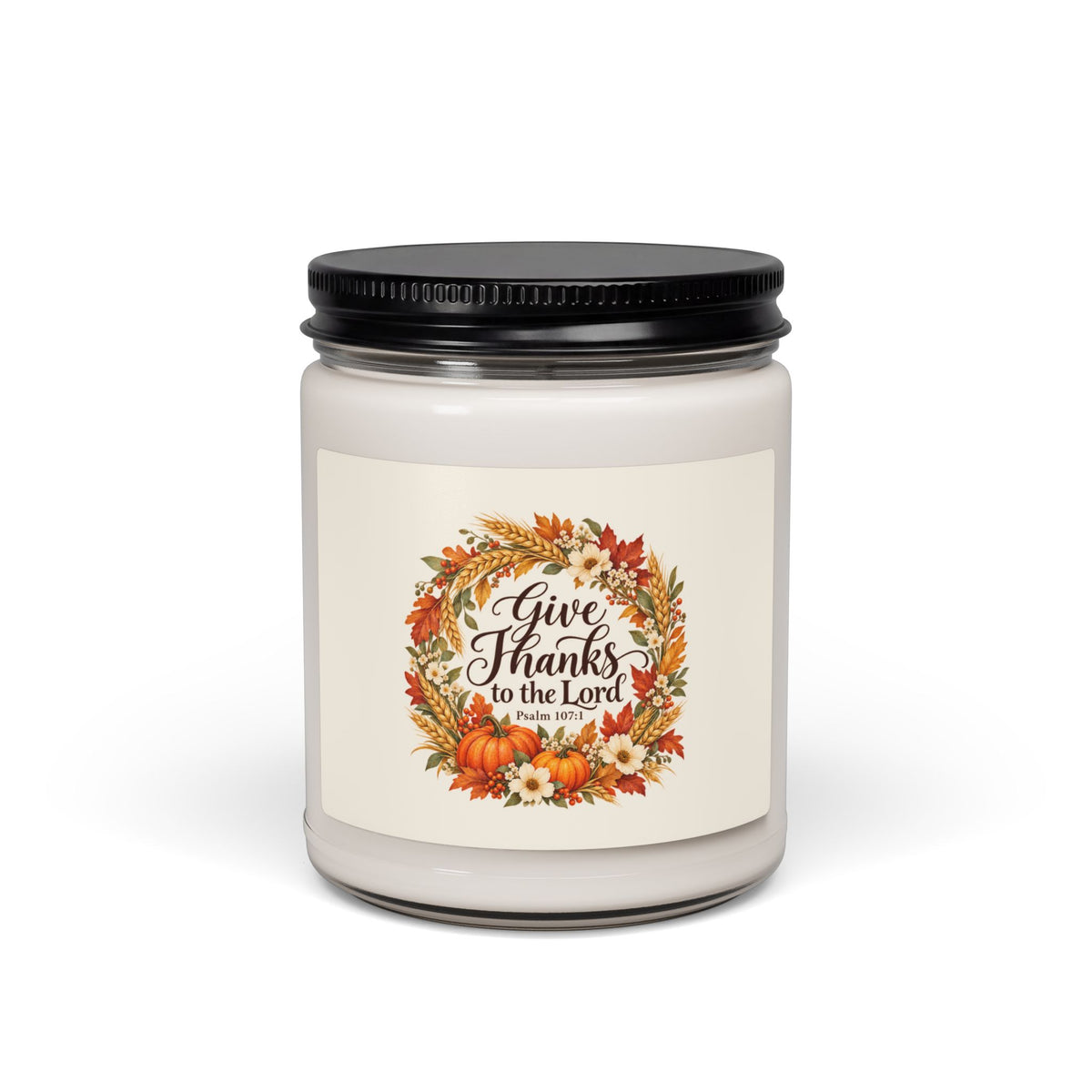Give Thanks to the Lord | Scented Soy Candle, 9oz | Magnetica