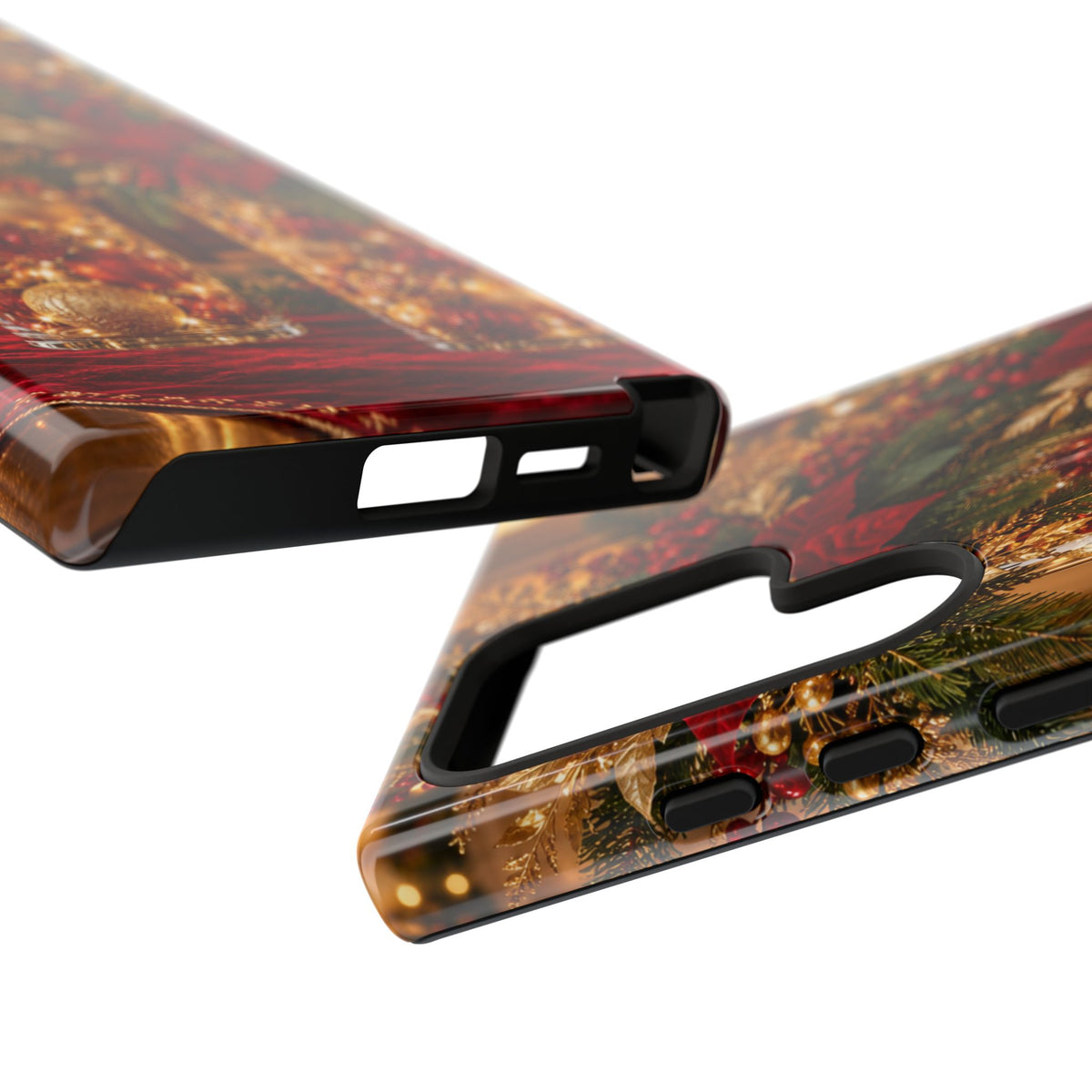 Magnetica – Red & Gold Christmas Glow Phone Case