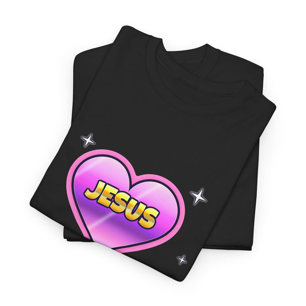 Jesus Loves You — Adult Christian T-Shirt | Black & White