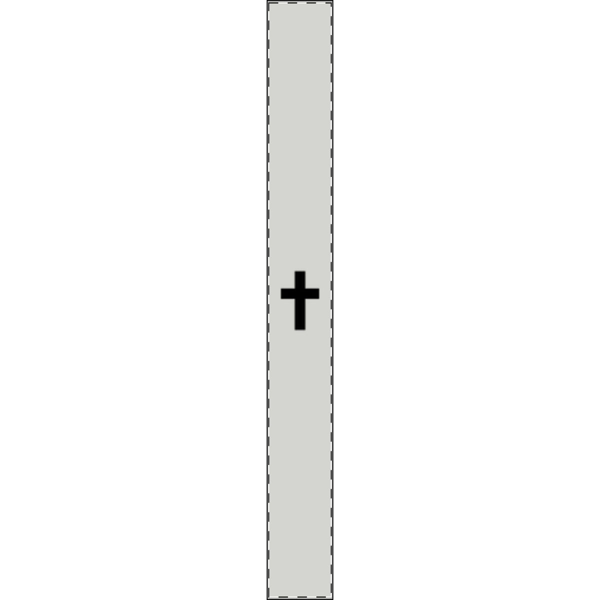 Faithful Cross | Rectangle Bar Keychain | Magnetica