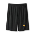 Faithful Cross | Unisex B-Core Pocketed 7" Shorts | Magnetica