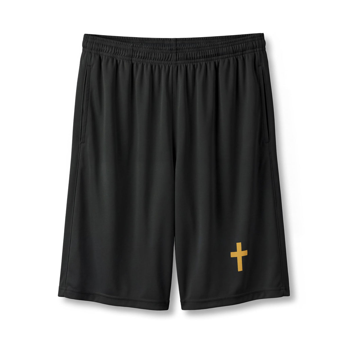 Faithful Cross | Unisex B-Core Pocketed 7" Shorts | Magnetica