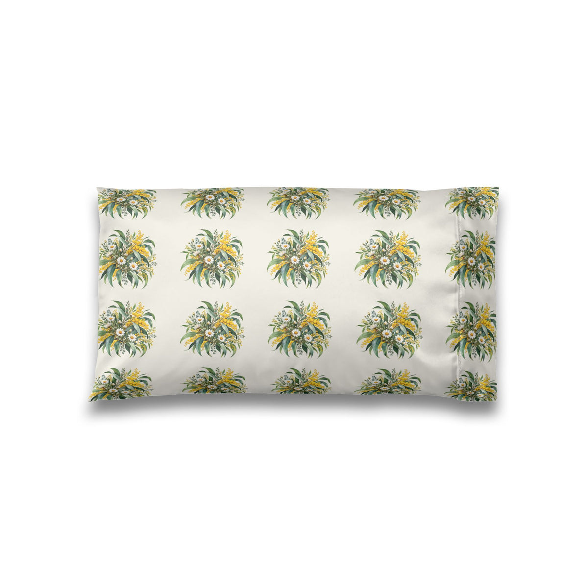 Eucalyptus & Wildflowers | Satin Pillowcase | Magnetica