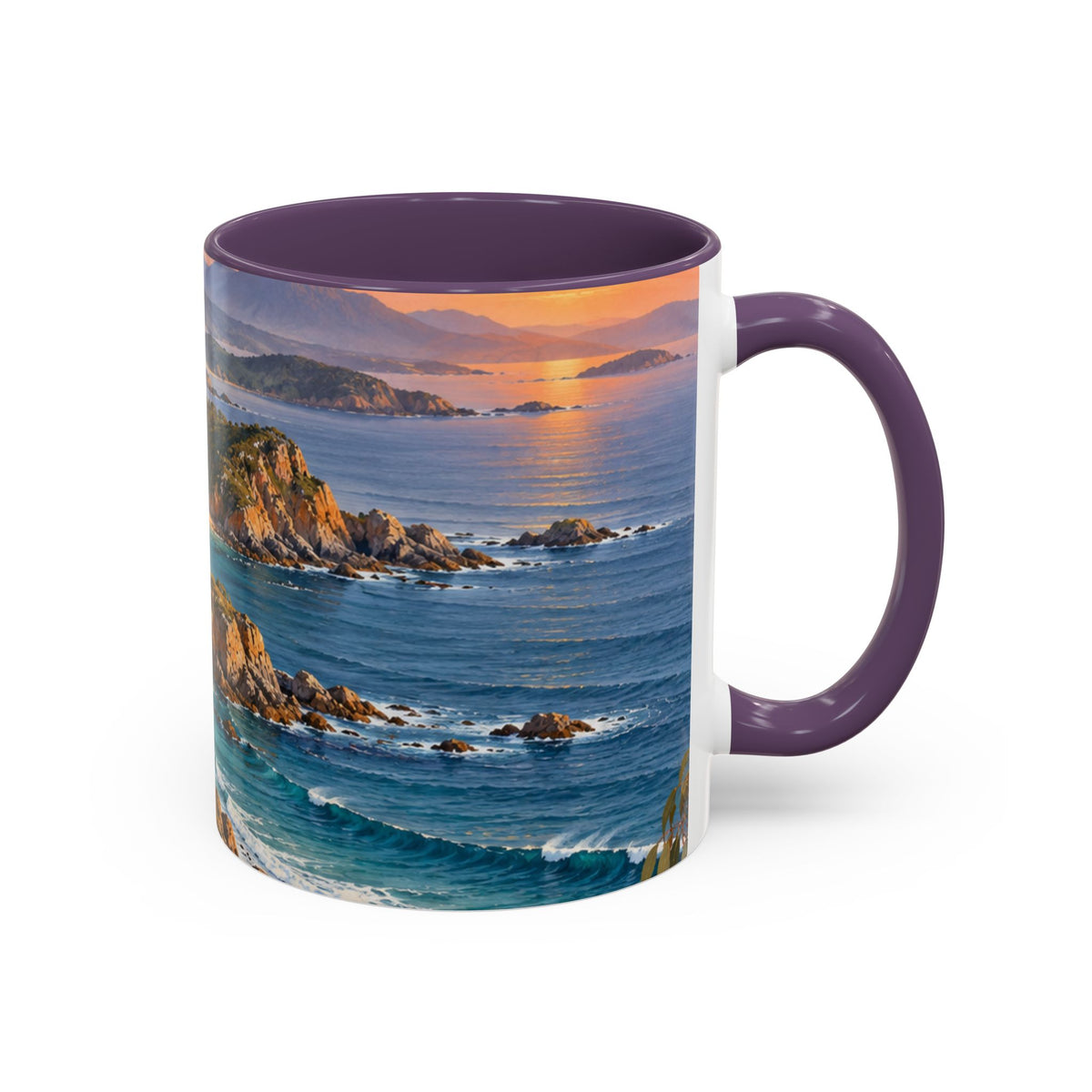 Coastal Sunrise | Accent Mug — 11oz | Magnetica