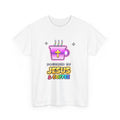 Powered by Jesus & Coffee — Adult Christian T-Shirt | Black & White
