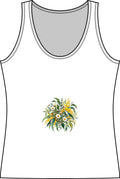 Eucalyptus & Wildflowers | Women's Cotton Tank Top | Magnetica