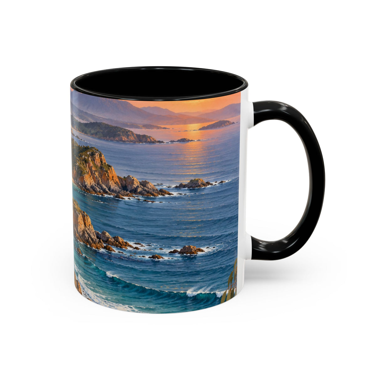 Coastal Sunrise | Accent Mug — 11oz | Magnetica