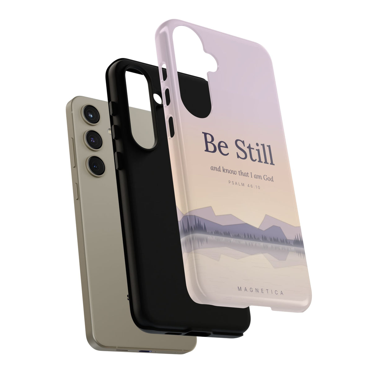 Be Still — Psalm 46:10 Tough Phone Case | iPhone, Samsung & Pixel