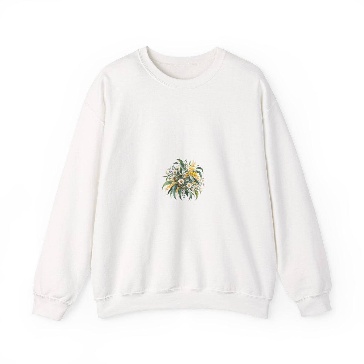 Eucalyptus & Wildflowers | Unisex Crewneck Sweatshirt | Magnetica
