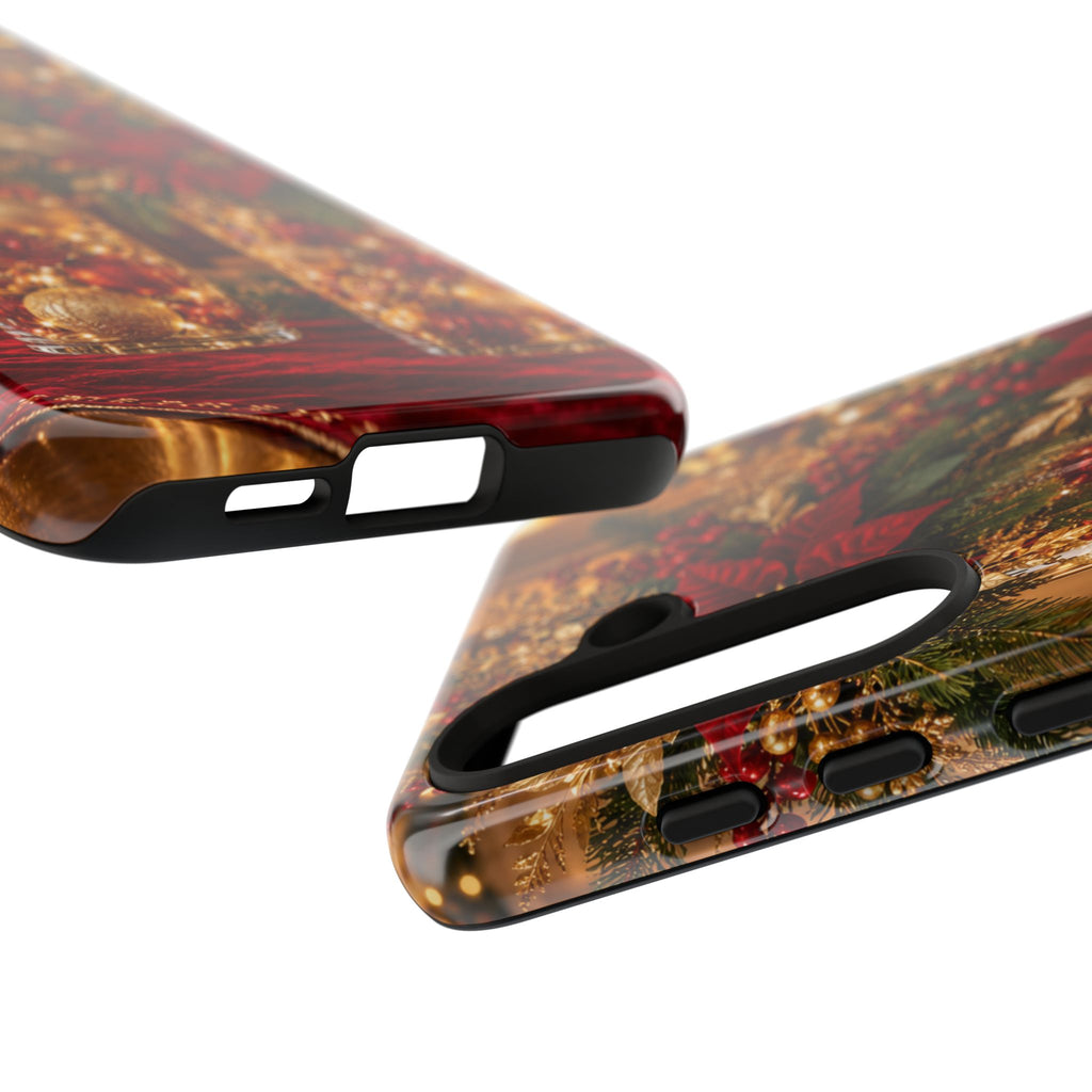 Magnetica – Red & Gold Christmas Glow Phone Case