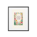As for Me and My House Floral Framed Wall Art | Joshua 24:15 | Magnetica