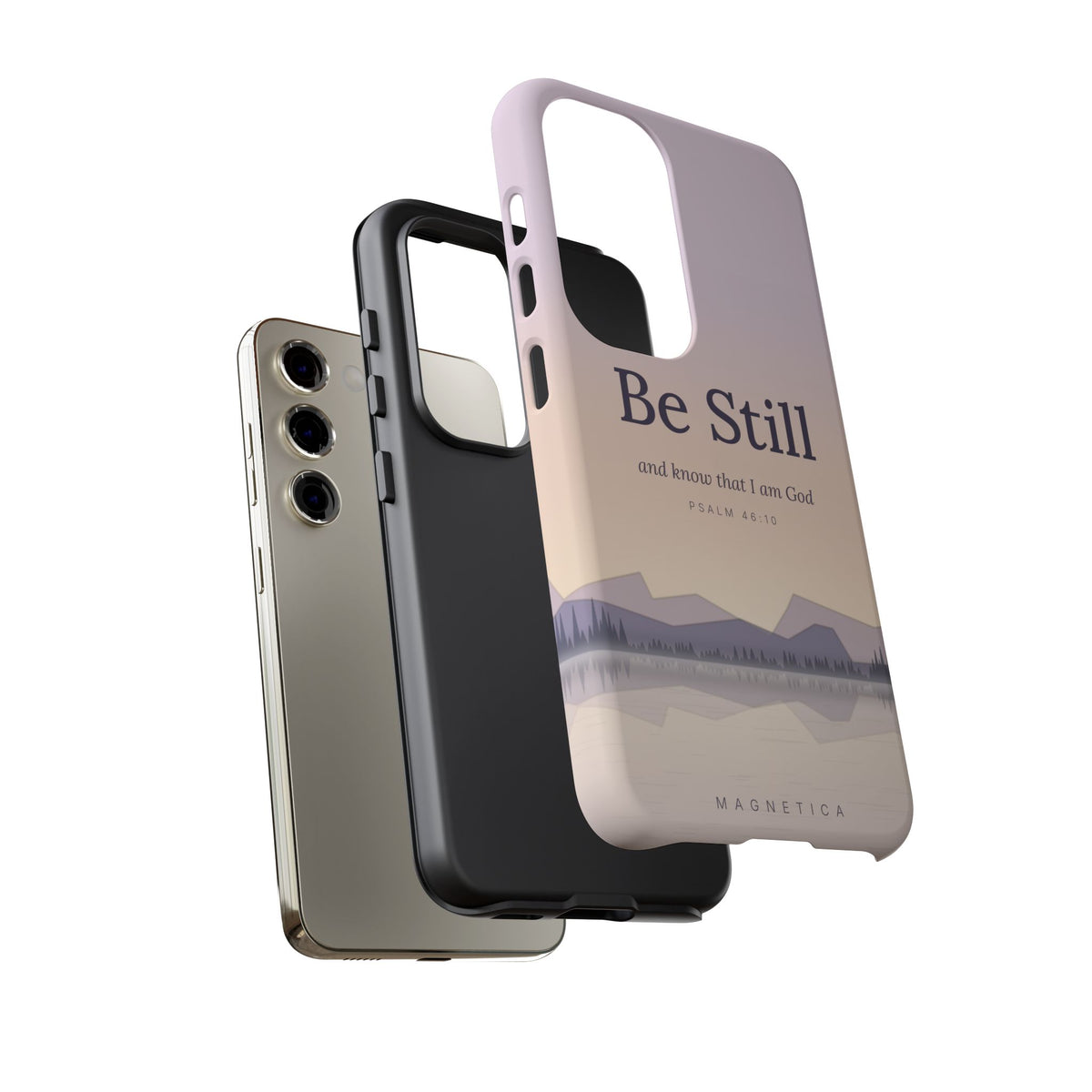 Be Still — Psalm 46:10 Tough Phone Case | iPhone, Samsung & Pixel