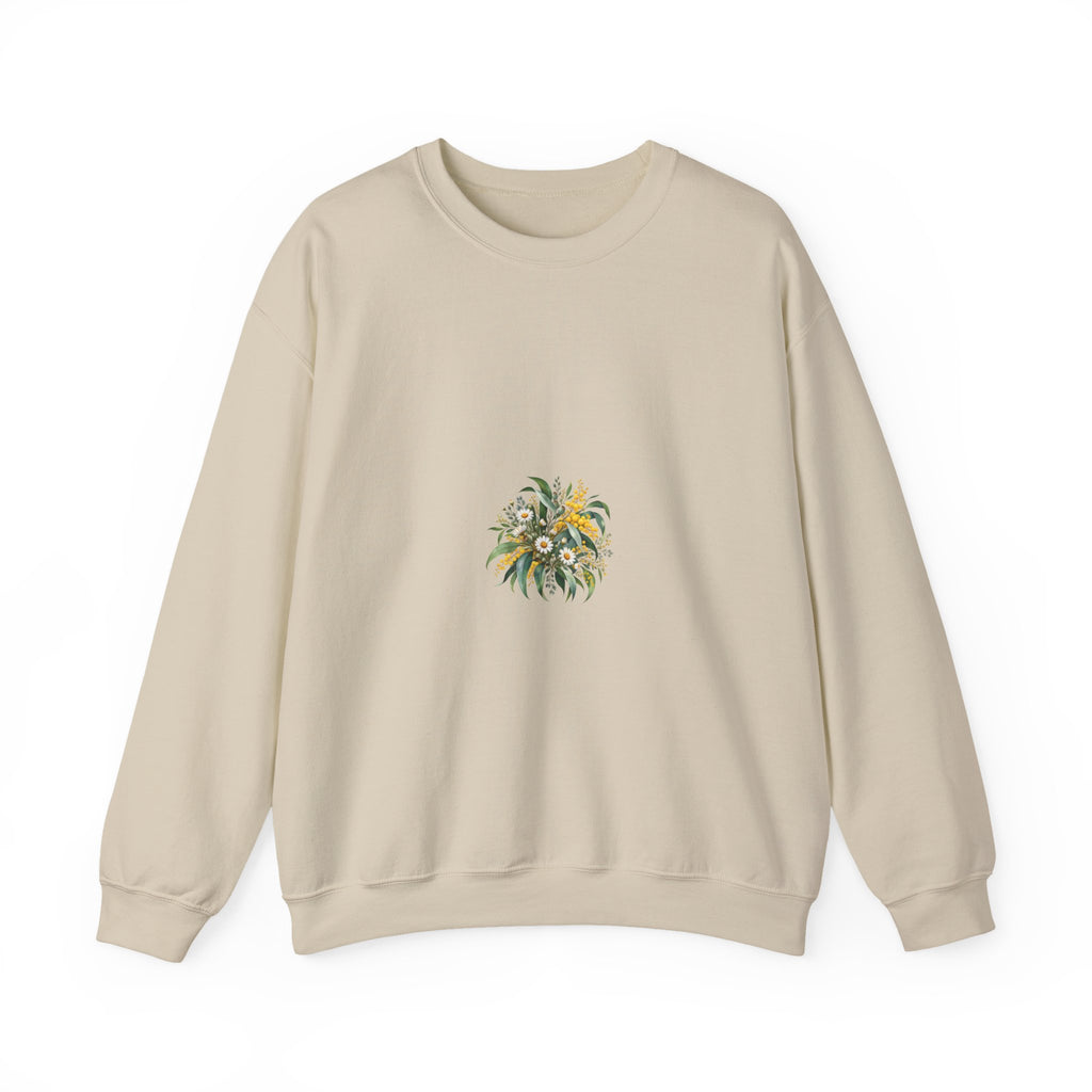 Eucalyptus & Wildflowers | Unisex Crewneck Sweatshirt | Magnetica
