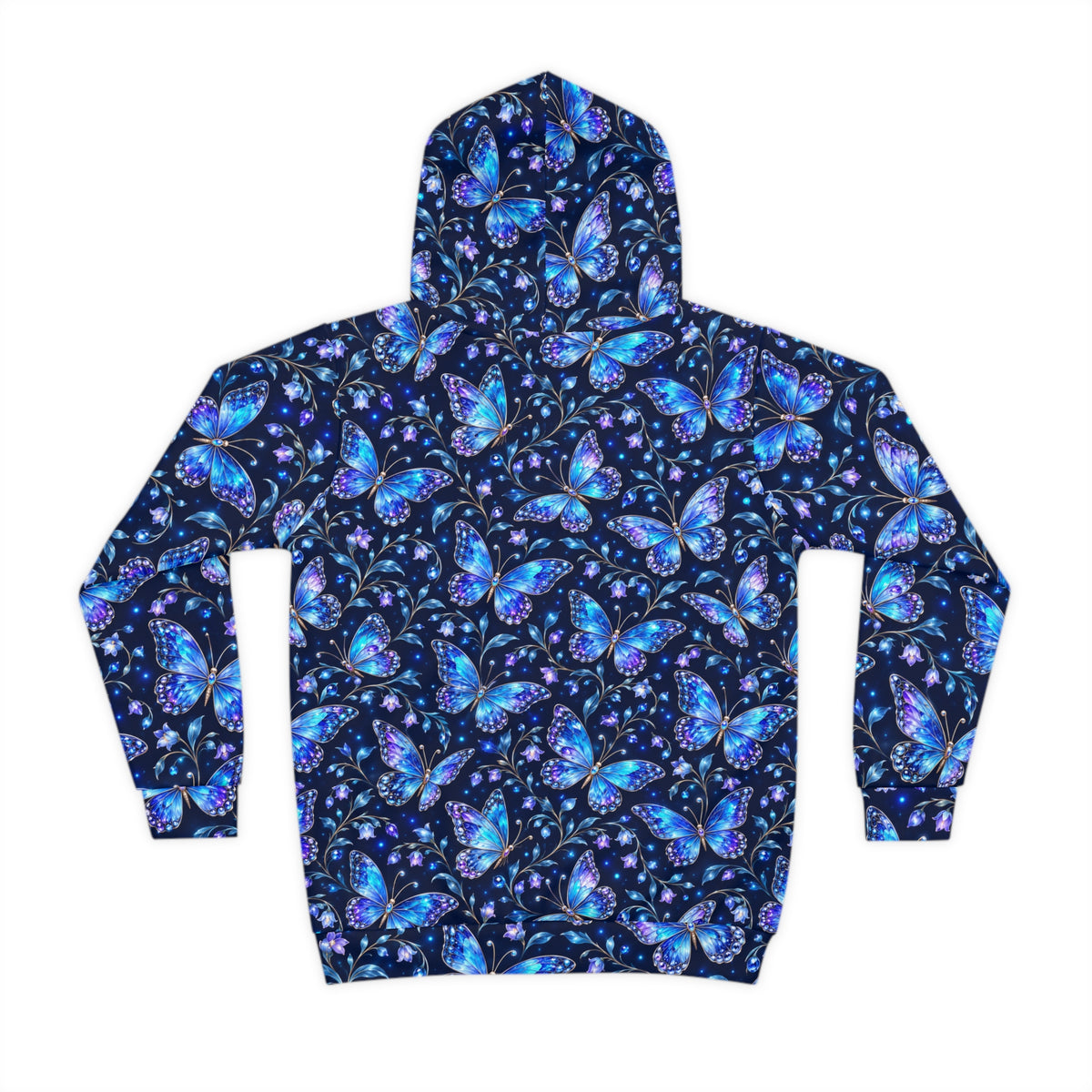 Magnetica Kids – Blue Jewel Butterfly All-Over Hoodie