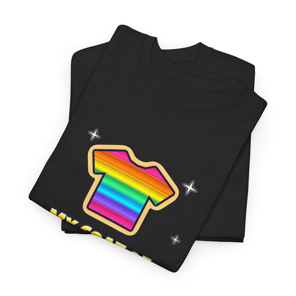Coat of Many Colours — Adult Christian T-Shirt | Black & White