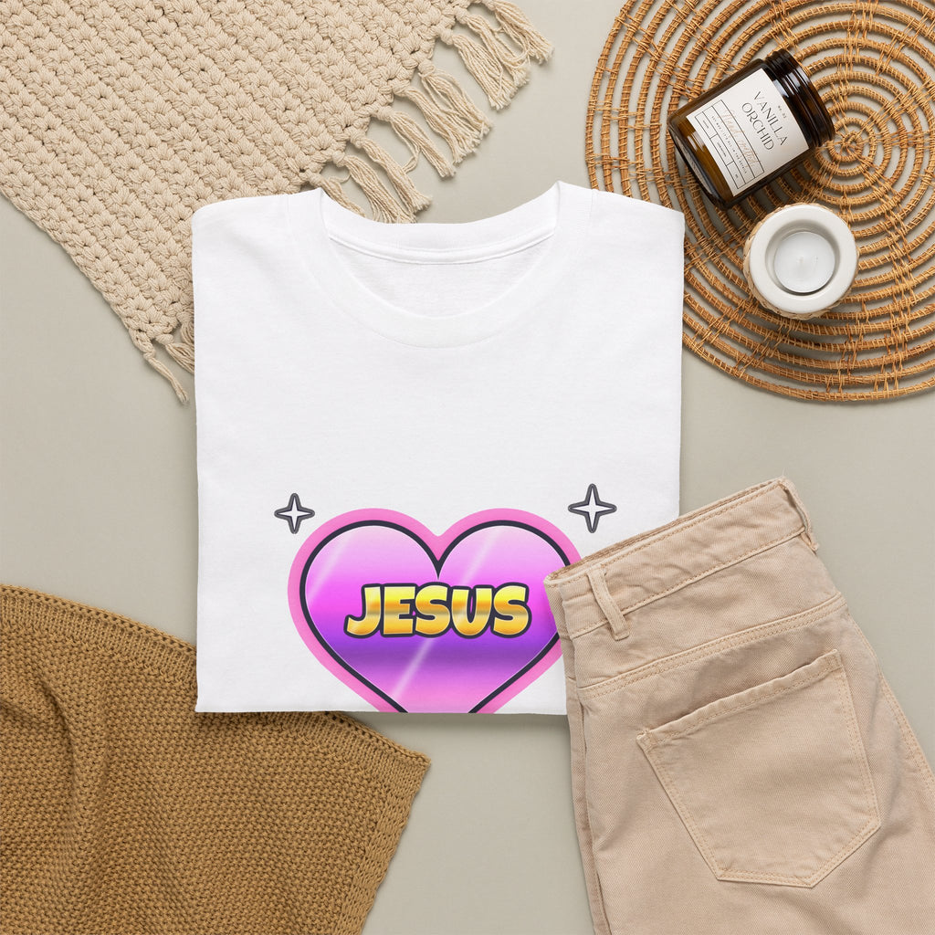 Jesus Loves You — Adult Christian T-Shirt | Black & White