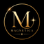 Magnetica gold circular logo