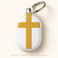 Magnetica Faithful Cross | AirTag Cover Keychain | Magnetica — illustrative mockup