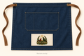 Magnetica Christ Is Born | Denim Half Apron | Magnetica — illustrative mockup