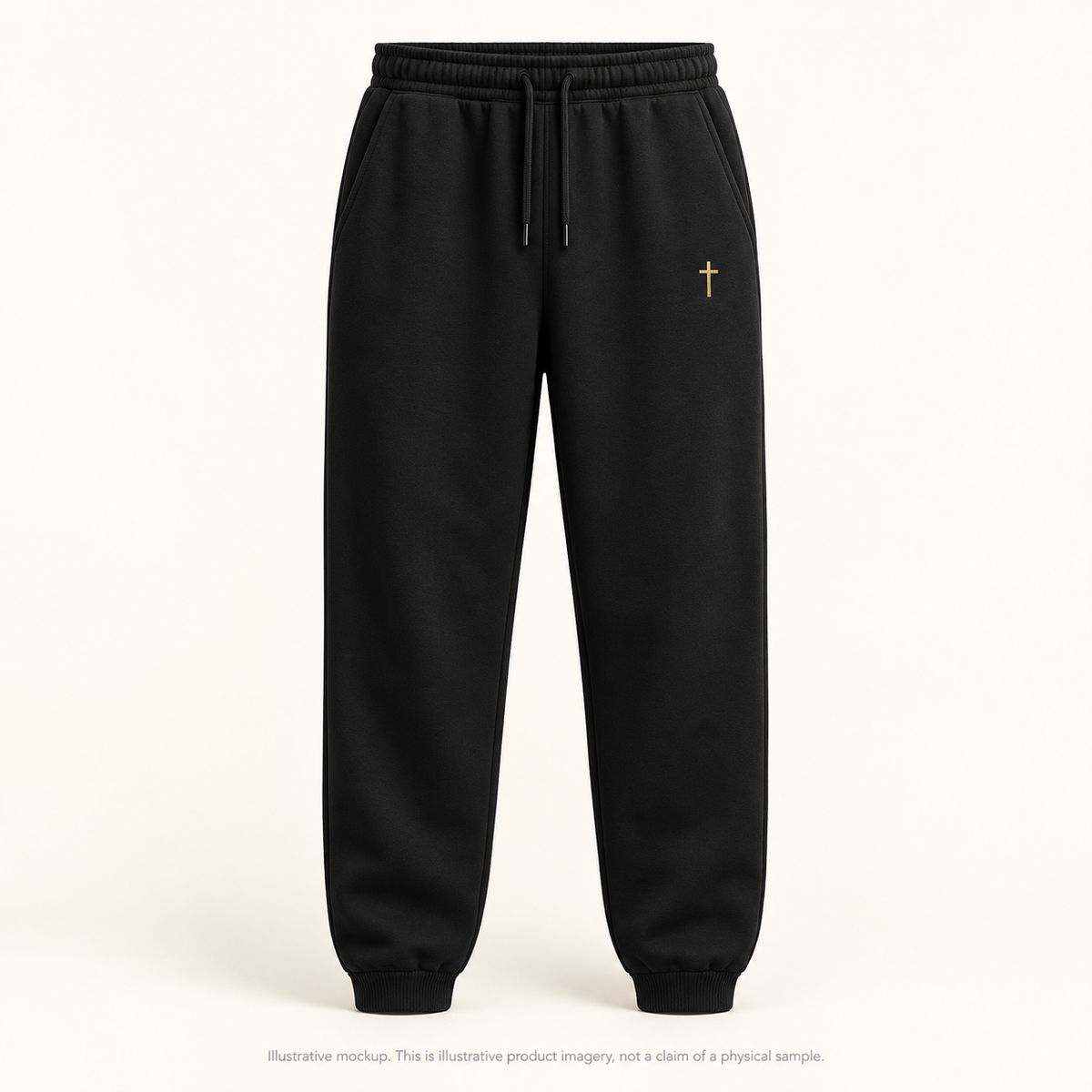 Magnetica Faithful Cross | Unisex Sweatpants | Magnetica — illustrative mockup