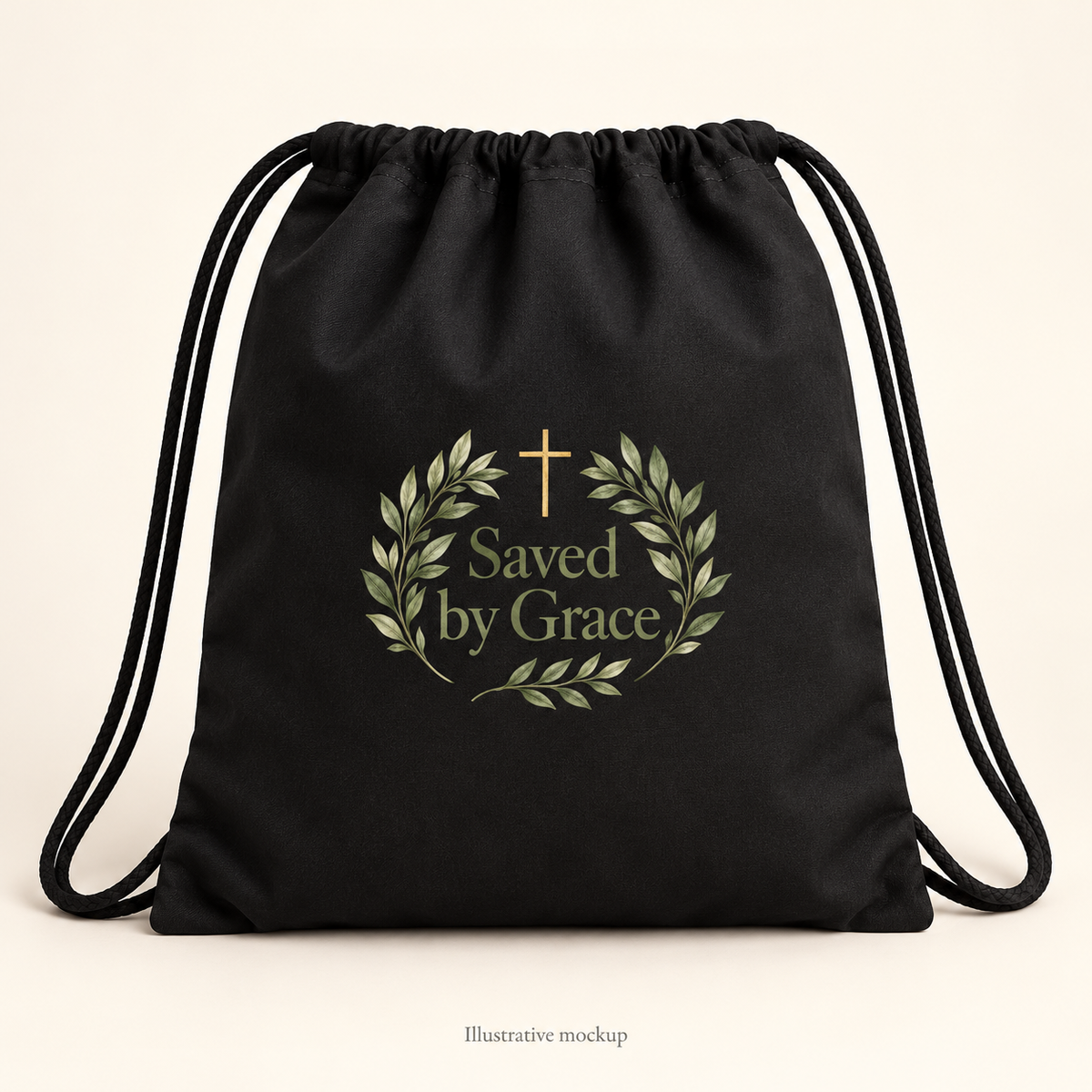 Magnetica Saved by Grace | Core Cotton Cinch | Magnetica — illustrative mockup