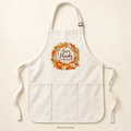 Magnetica Give Thanks to the Lord | Full-Length Apron with Pouch Pocket | Magnetica — illustrative mockup