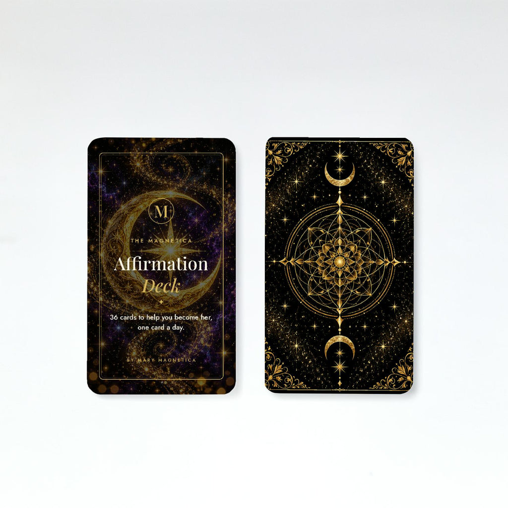 Magnetica Affirmation Deck printed cards, view 1