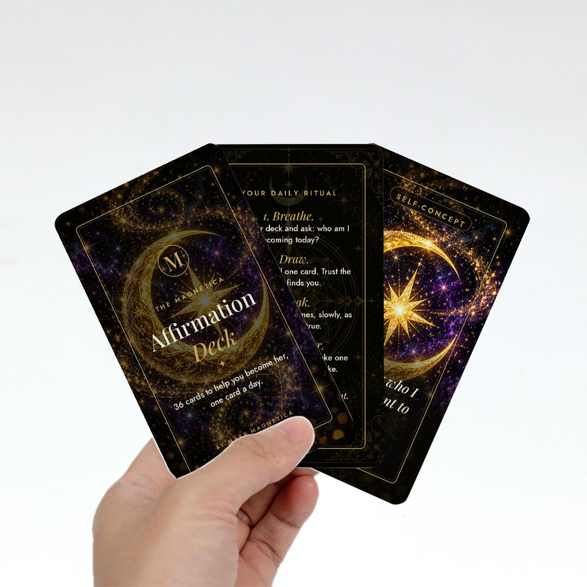 Magnetica Affirmation Deck printed cards, view 2